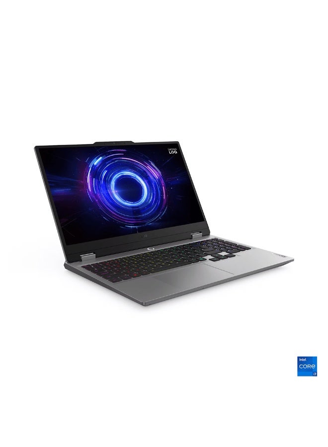 LOQ  Gaming Laptop With 15.6-Inch Full HD Display,Core i7-14700HX Processor/32GB RAM/512GB SSD/Nvidia Geforce RTX 5060 8GB Graphics/Windows 11 Home (Upgraded Version) English/Arabic Luna Grey