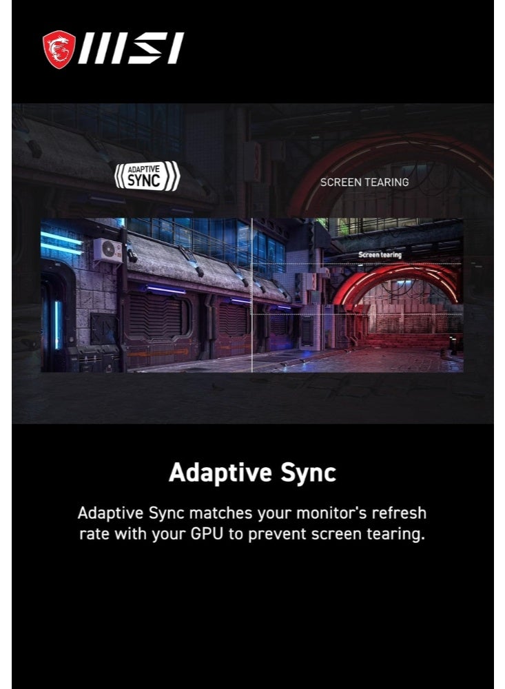 MAG 274QF X24 | 27-inch 2560 x 1440 (QHD) Gaming Monitor | 240Hz | Adaptive-Synch, HDMI, DisplayPort | VESA Mountable, Tilt, Height Adjustable | Speaker, 0.03ms | Black | 9S6-3CE41H-051