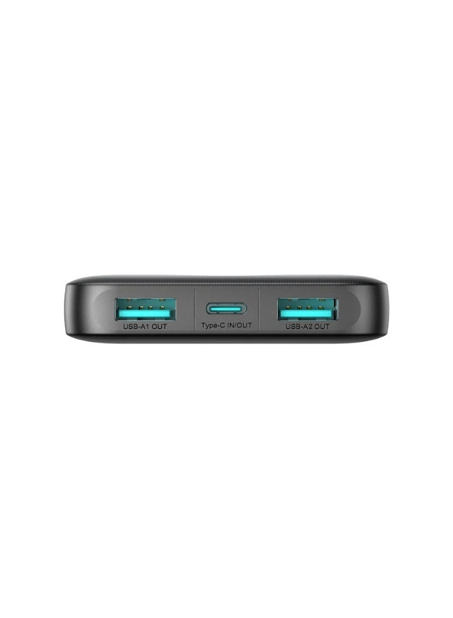 10000 mAh JOYROOM JR-PBF12 2.4A LED Power Bank 22.5W Black