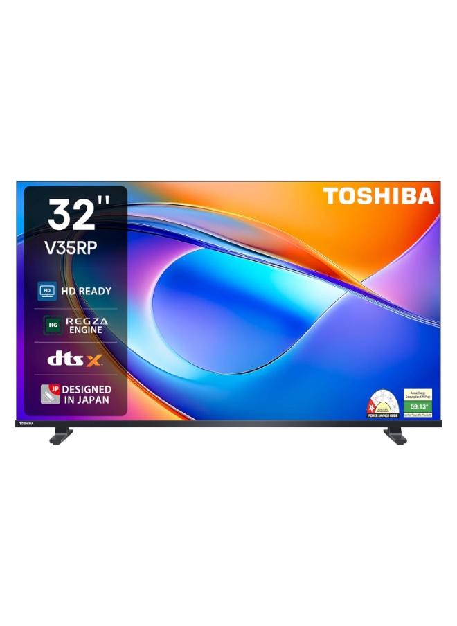 32-Inch HD Ready Smart LED TV With VIDAA OS REGZA Engine Dolby Audio 32V35RP black