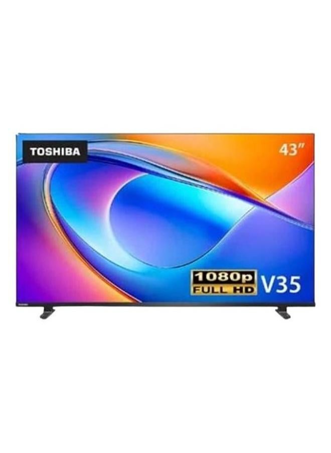43-Inch HD Ready Smart LED TV With VIDAA OS REGZA Engine Dolby Audio 43V35RP black