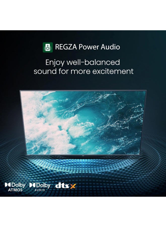 55-Inch M450RP 4K UHD Smart QLED TV With VIDAA OS Dolby Vision Dolby Atmos Quantum Dot Color 55M450RP black