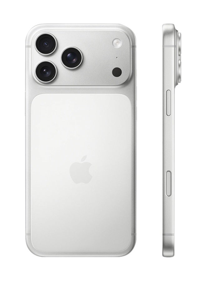 iPhone 17 Pro Max 256 GB Silver 5G (Nano Sim & E-Sim ) With FaceTime - Middle East Version