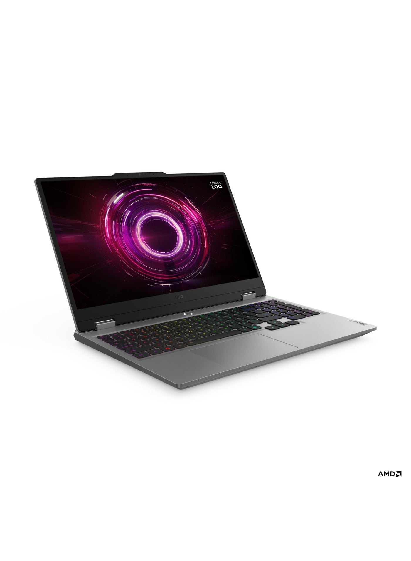 LAPTOP LENOVO LOQ ESSENTIAL 15IRX11 CPU I7 13650 HX RAM 16G DDR5 4800 HDD 512 SSD M2 NVME VGA NIVIDIA RTX5050 8G DDR7 15.6 FHD 144HZ WIN 11 HOME 2 YEARS WARRANTY 83SC001NED English/Arabic luna grey
