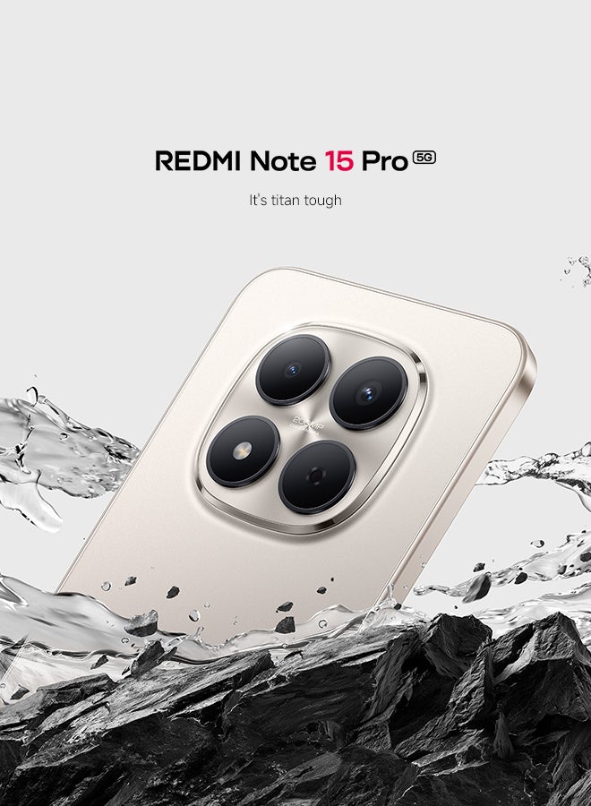 Redmi Note 15 Pro Dual SIM 5G Black 12GB RAM 256GB - Global Version