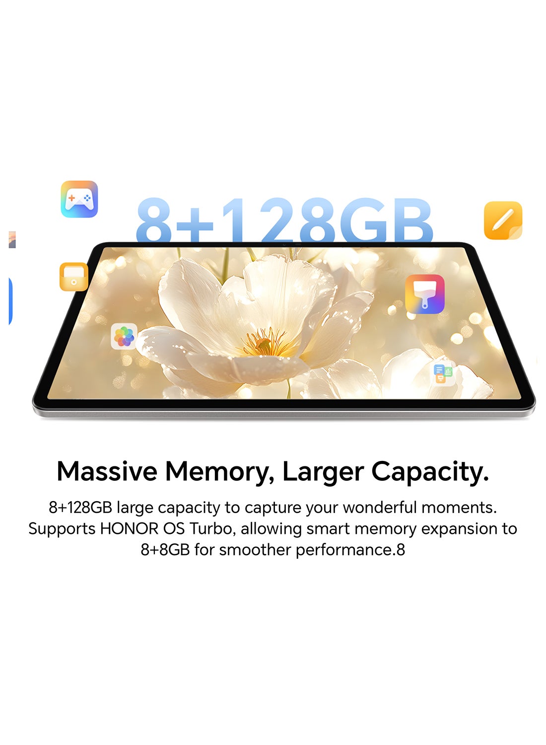 Pad X9a Papermatte Display  11.5 Inch WiFi Tablet Grey 8GB RAM 128GB With Free Protective Flip Cover - Middle East Version