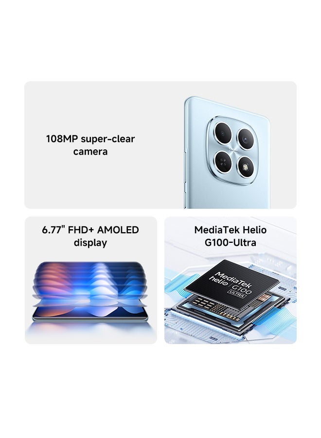 Redmi Note 15 Dual SIM Purple 8GB RAM 256GB 4G - Middle East Version