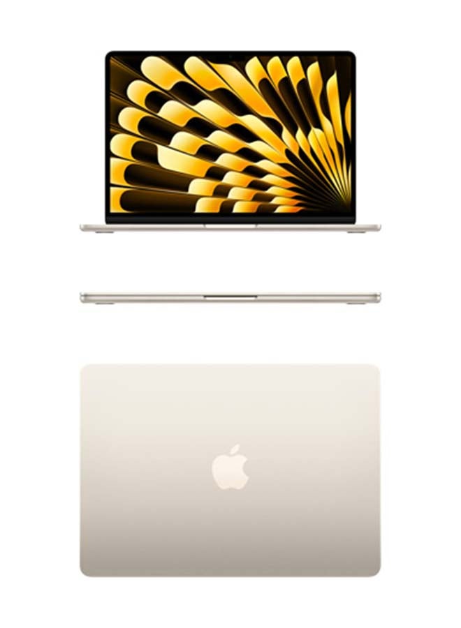 New 2026 MacBook Air MDHA4 | 13 Inch Display | Apple M5 Air | 10-Core CPU 8-Core GPU | 16GB RAM | 512GB SSD | macOS | English/Arabic Starlight
