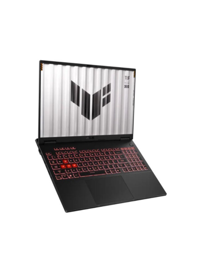 TUF Gaming A16  FA608PM-RV169W Laptop with 16 Inch Full HD / AMD Ryzen 9 8940HX  / 16 Gigabyte / 1 Terabyte SSD /  GeForce RTX 5060 / Jaeger Grey