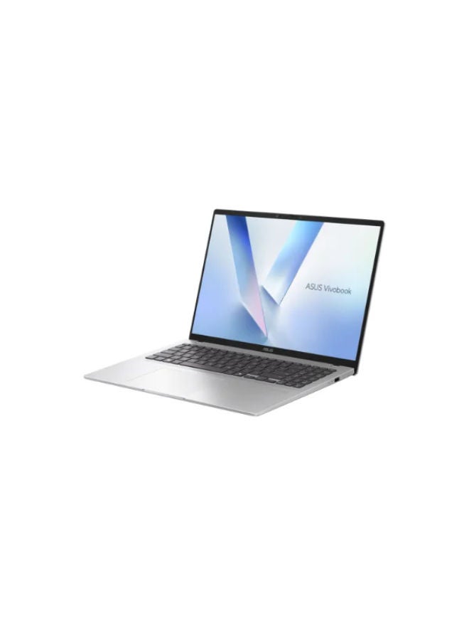 Vivobook 16 X1607QA-MB054W  Laptop with 16 Inch WUXGA / Qualcomm Snapdragon X / 16 Gigabyte / 1 Terabyte SSD / Qualcomm Adreno X1-45 GPU / Silver