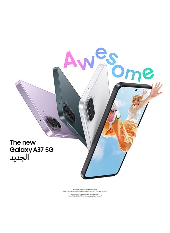Galaxy A37 Dual SIM Awesome White 8GB RAM 256GB 5G - Middle East Version