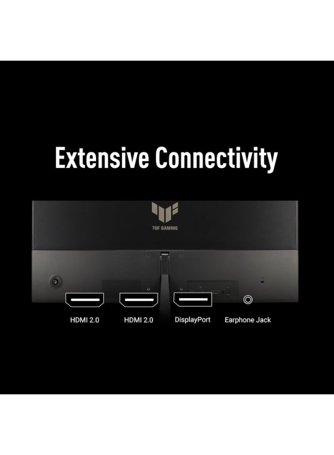 ASUS TUF Gaming VG249Q5R 23.8” Full HD Fast IPS Gaming Monitor, 200Hz, 0.3ms, FreeSync Premium/G-Sync Compatible, HDR10, 100% sRGB, ELMB, Shadow Boost, Flicker-Free, Low Blue Light, HDMI, DisplayPort, VESA Mountable, Black | 90LM0BT0-B01E71 Black