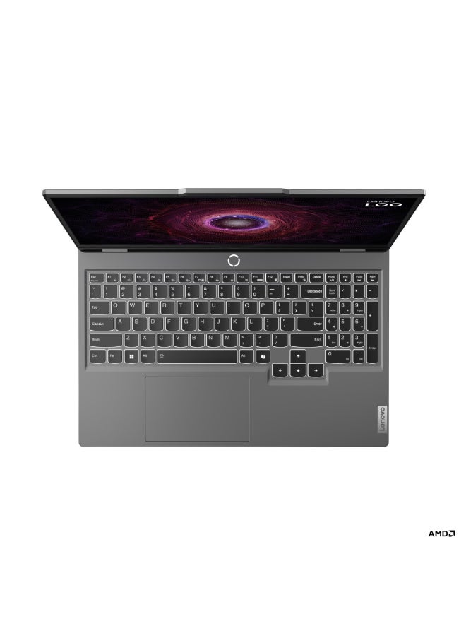 LOQ 15ARP9 Gaming Laptop With 15.6 Inch Full HD (1920x1080) Display, Ryzen 5-7235HS Processor/16GB RAM DDR5/512GB SSD/6GB Nvidia GeForce RTX 3050 Graphics/DOS(Without Windows)/ English/Arabic Luna Grey