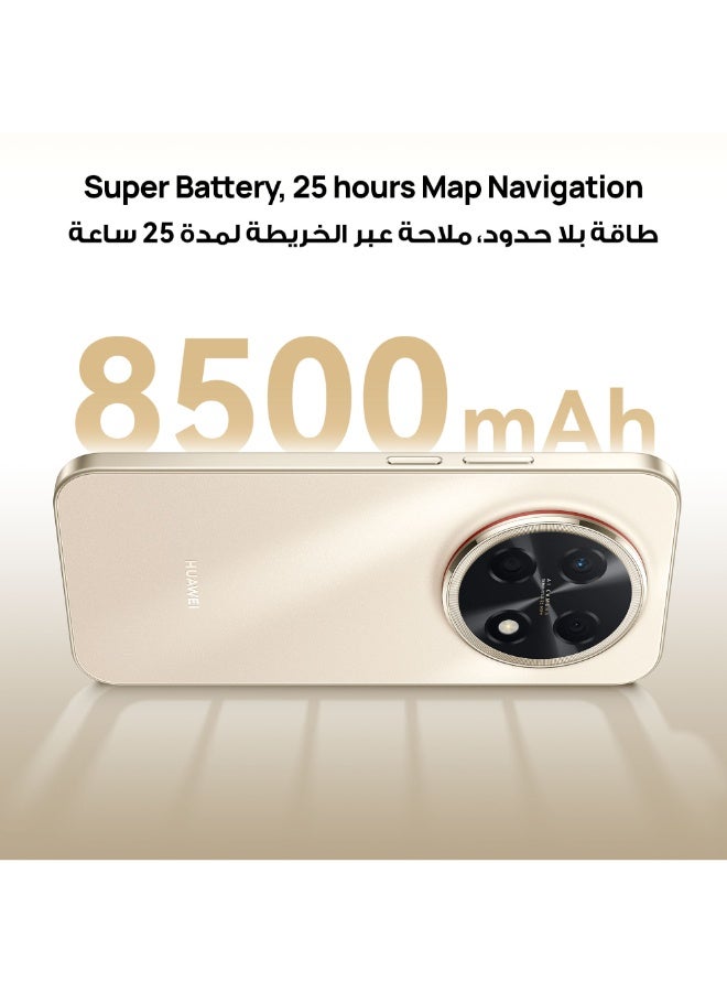 nova 15 Max Dual SIM Smartphone Golden Black Smartphone 8GB RAM + 256GB - Middle East Version