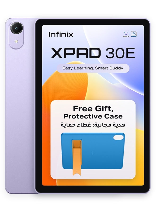 XPad 30E 11 Inch Dreamy Purple 4GB RAM 128GB Wi-Fi 4G With Free Protective Cover - Middle East Version