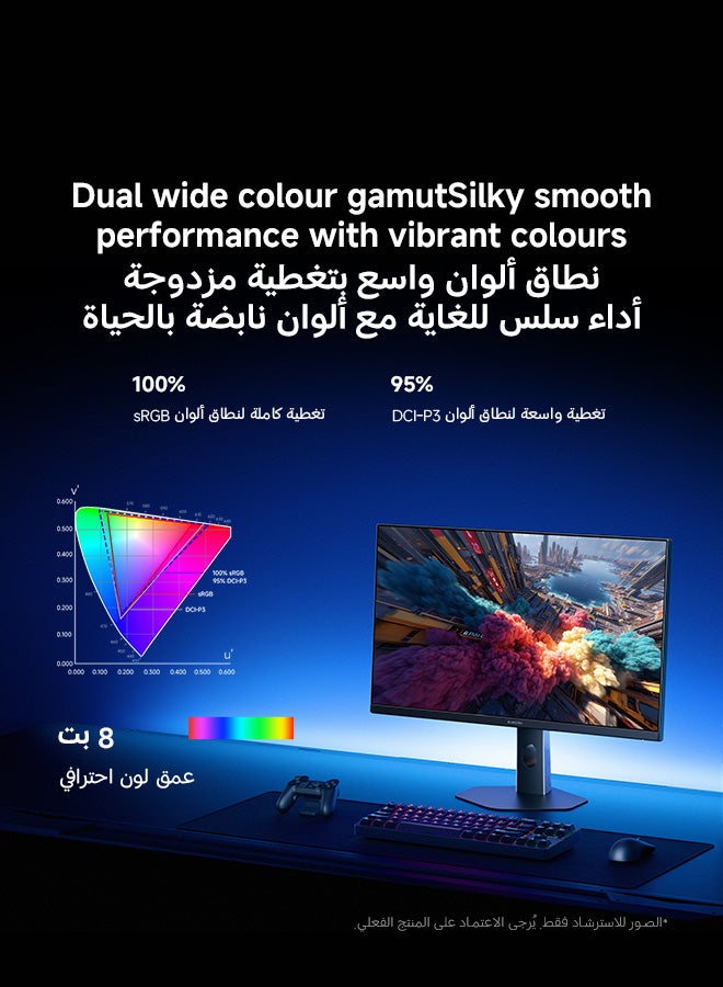 Gaming Monitor G27i 2026, 27 Inches, 1920x1080, IPS, 200Hz, 1ms GTG, FHD, 16:9, 1000:1, 36W-ELA6374UK | P27FDA-RGGL black