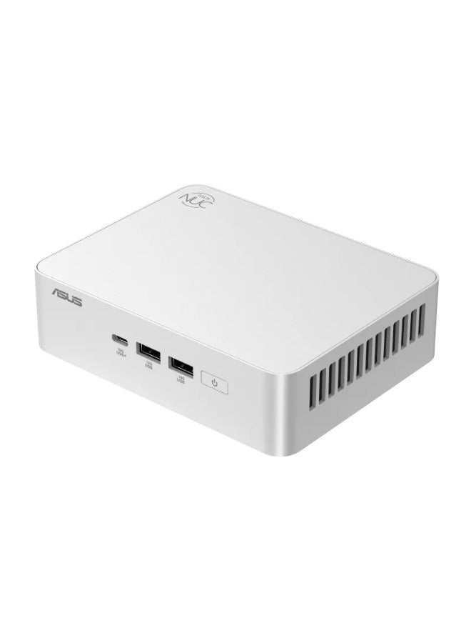 RNUC15CRSU900003 15 Pro+ Barebone Kit – Intel Core Ultra 9 285H (Up to 99 AI TOPS), Intel Arc Graphics, Dual DDR5 SO-DIMM Slots (Up to 96GB), PCIe Gen5 M.2 Support, Wi-Fi 7, Dual Thunderbolt 4, Quad 4K Display Support, (No RAM & SSD), No preinstalled OS​, Silver | 90AR00P3-M00080 Silver