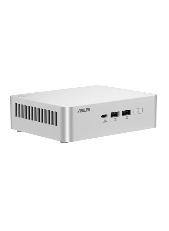 RNUC15CRSU900003 15 Pro+ Barebone Kit – Intel Core Ultra 9 285H (Up to 99 AI TOPS), Intel Arc Graphics, Dual DDR5 SO-DIMM Slots (Up to 96GB), PCIe Gen5 M.2 Support, Wi-Fi 7, Dual Thunderbolt 4, Quad 4K Display Support, (No RAM & SSD), No preinstalled OS​, Silver | 90AR00P3-M00080 Silver