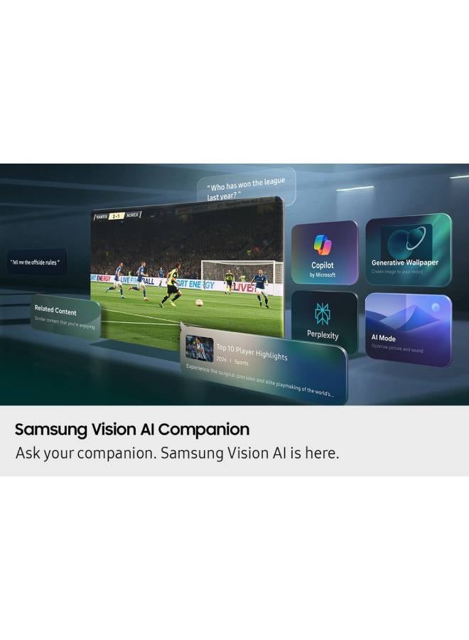 65" Neo QLED QN80H 4K Samsung Vision AI Smart TV (2026) QA65QN80HAUXEG black