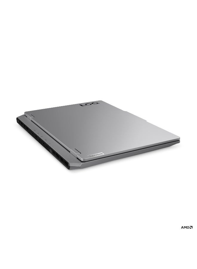 LOQ 15AHP10 Gaming Laptop, 15.6" FHD 144Hz IPS Display, AMD Ryzen 7 250, 16GB DDR5 RAM, 512GB SSD, NVIDIA GeForce RTX 5060 8GB Graphics, Wi-Fi 6, Backlit Keyboard English Luna Grey