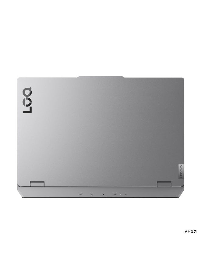 LOQ 15AHP10 Gaming Laptop, 15.6" FHD 144Hz IPS Display, AMD Ryzen 7 250, 16GB DDR5 RAM, 512GB SSD, NVIDIA GeForce RTX 5060 8GB Graphics, Wi-Fi 6, Backlit Keyboard English Luna Grey