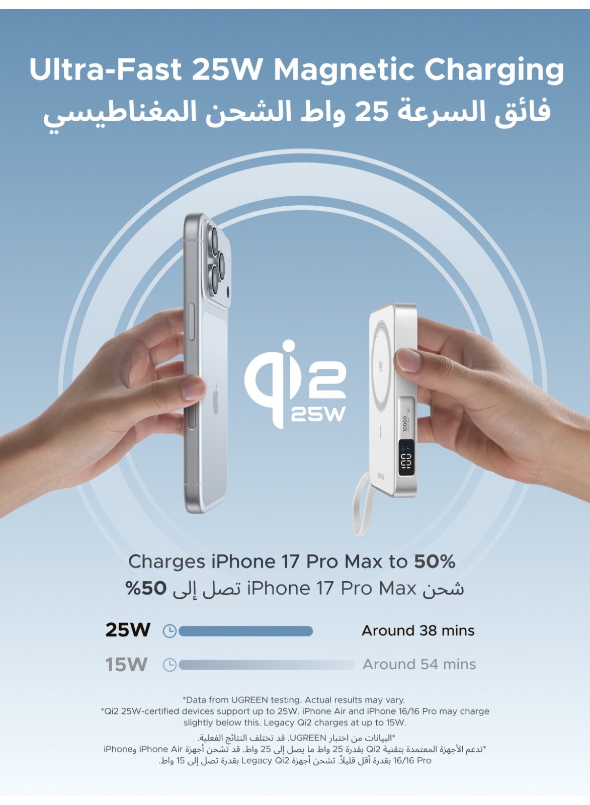 Magflow 10000mAh Qi2 25W Built-in Cable 30W Ultral- Fast Power Bank with Strong Magnetic Attachment, Wireless Portable Charger with 25W Fast Wireless Charging and PD30W Fast Charging, Built-in Type C Cable for iPhone 18 Pro, iPhone 18 Pro Max, iPhone Duo, Samsung S26/S25 Ultra, iPhone 17/16 Pro Max Series -White 10000mAh Qi25W -White 10000mAh Qi25W -White