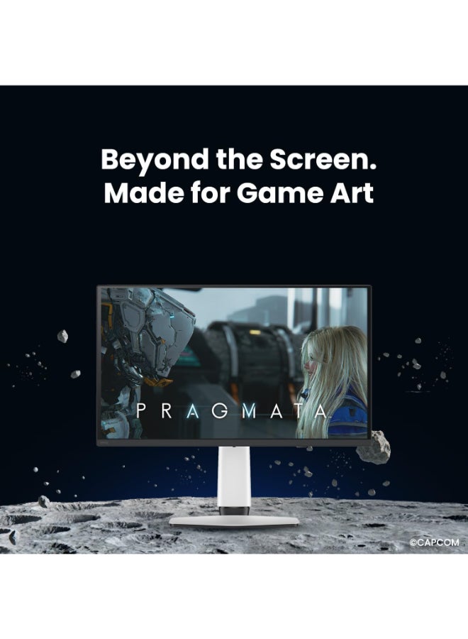 27 inch MOBIUZ Gaming Monitor, 3rd Gen QD-OLED, 500Hz, 0.03ms, HDMI2.1, USB-C, VESA Display HDR True Black 500, MOBIUZ Color Tuning, eARC, EX271QZ 3-Year OLED Warranty White