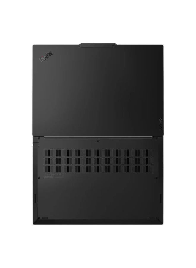 ThinkPad E16 Gen 3 Laptop, Intel Core Ultra 7 256V Processor, 16GB LPDDR5x RAM, 512GB SSD, 16" WUXGA Display, DOS, Backlit , 1 Year Warranty | 22AY0016GR Keyboard English/Arabic black