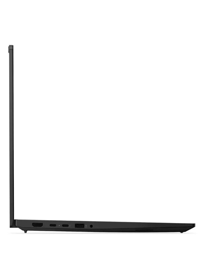 ThinkPad E16 Gen 3 Laptop, Intel Core Ultra 7 256V Processor, 16GB LPDDR5x RAM, 512GB SSD, 16" WUXGA Display, DOS, Backlit , 1 Year Warranty | 22AY0016GR Keyboard English/Arabic black
