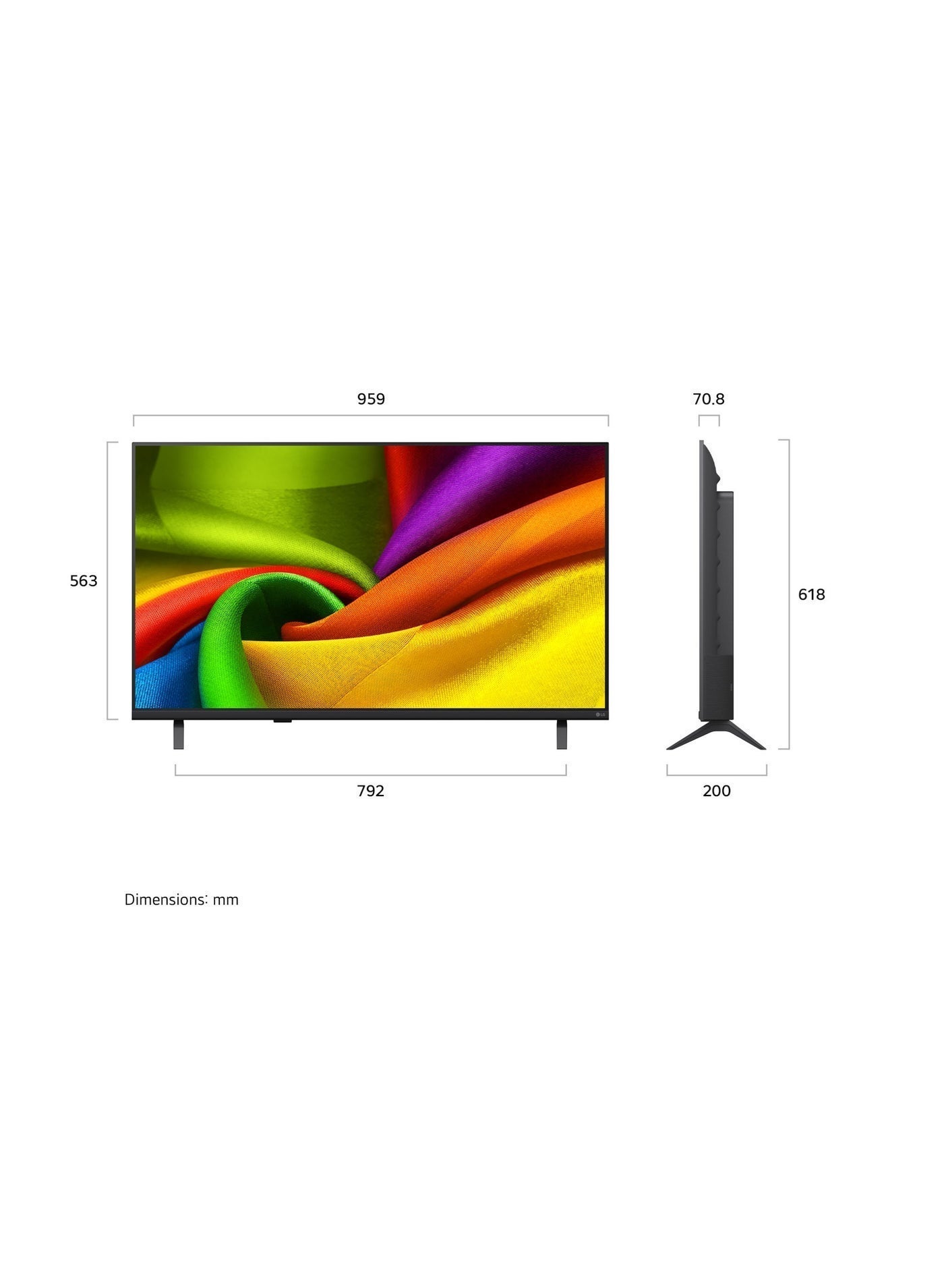 LG 43" NANO 4K UHD AI Smart TV 2026 – NanoCell | α7 AI Processor Gen9 | HDR10 Pro | webOS | AI Hub | VRR | LG Shield-43NU850B6LA 43NU850B6LA black