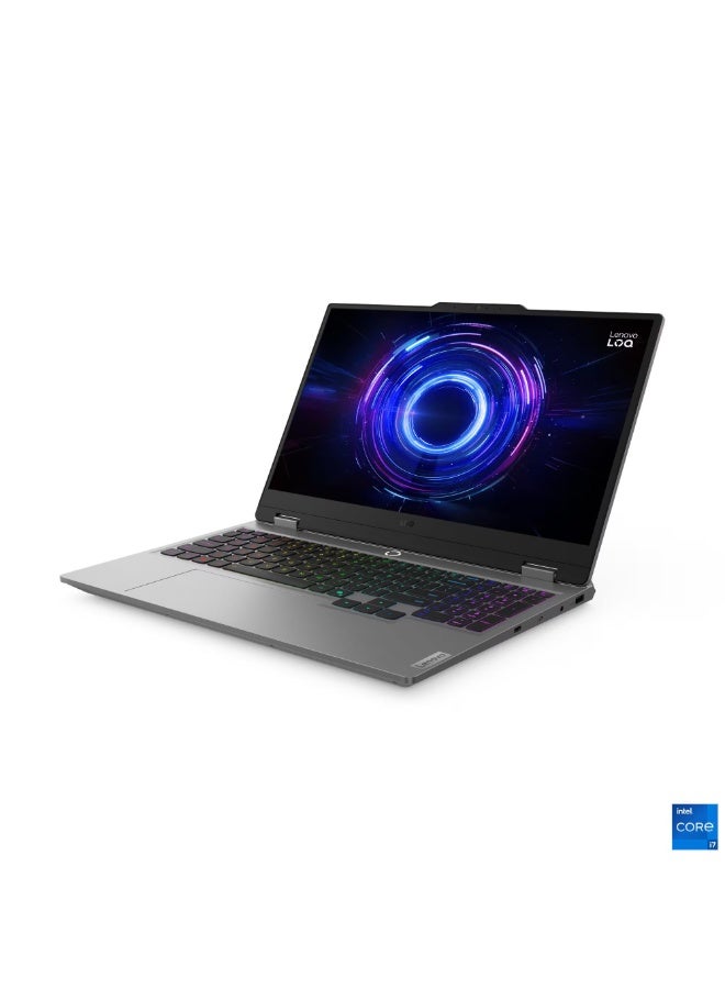LAPTOP LENOVO LOQ LOQ 15IRX10 Core i7-14700HX RAM 16G DDR5 HDD 512GB SSD M.2 NVMe VGA NVIDIA GeForce RTX 5060 8GB GDDR7 15.6 FHD (1920×1080) IPS 144Hz 83JE00WVED Luna Grey
