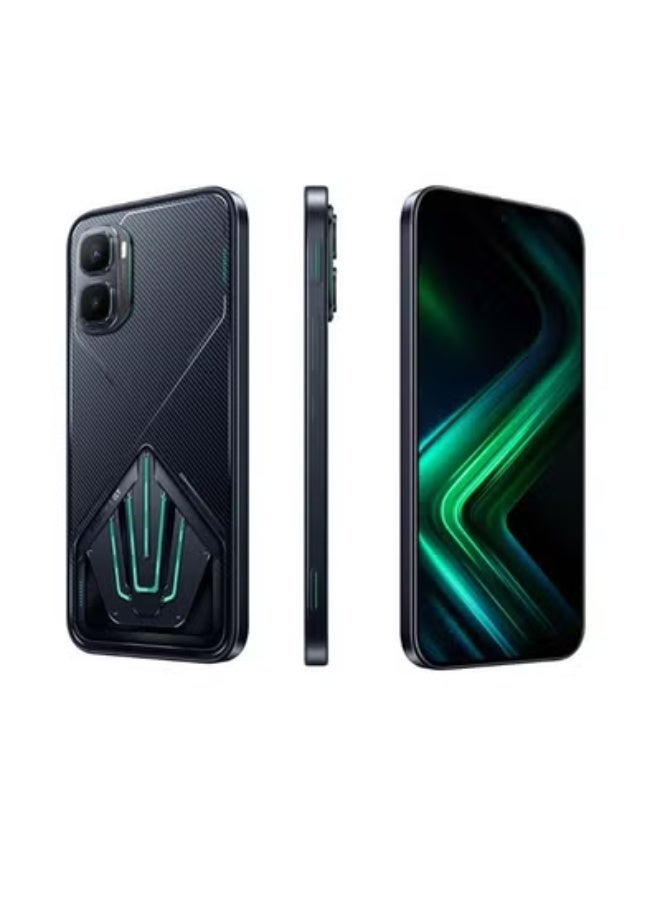 GT 50 Pro AI Dual SIM Black Abyss 24GB(12+12)RAM 512GB 5G with Free Gift: Infinix Magcharge Phone Cooler + Infinix GT Magcase(color of gifts may vary) - Middle East Version