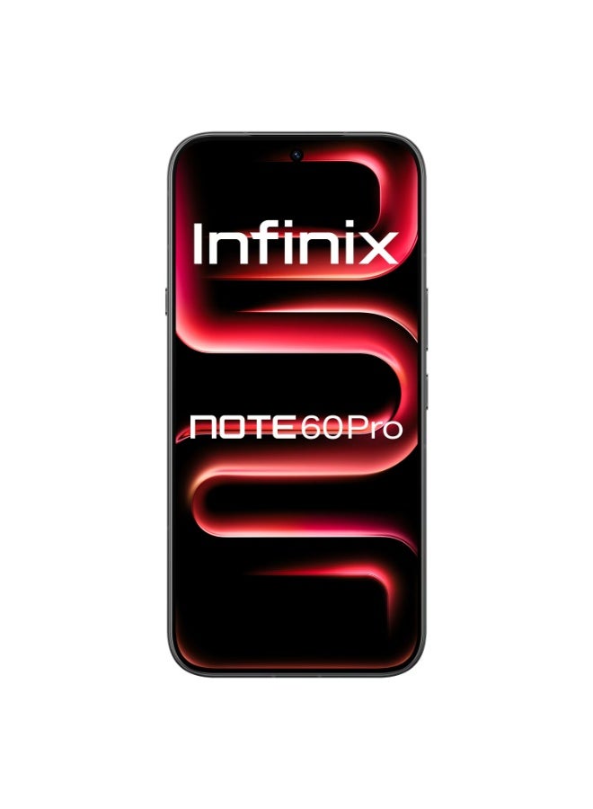 Note 60 Pro AI Dual SIM Torino Black 24GB(12+12)RAM 256GB 5G with Free Gift: Infinix Magpad 30W Charger - Middle Easter Version