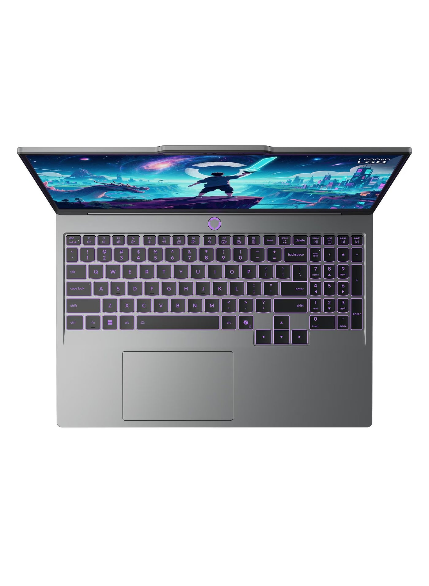LOQ 15IPH11 Laptop - Intel Core Ultra 7-356H - 16GB - 512GB SSD - NVIDIA® GeForce RTX 5060 8GB - 15.3" WUXGA 165Hz - Win11 - Luna Grey-83SL000UED English/Arabic Luna Grey