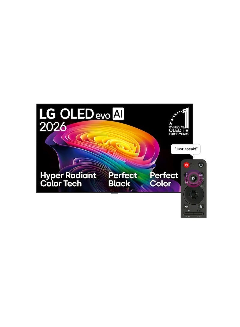 55 inch LG OLED evo AI C6 4K UHD Smart TV OLED55CS6VA black