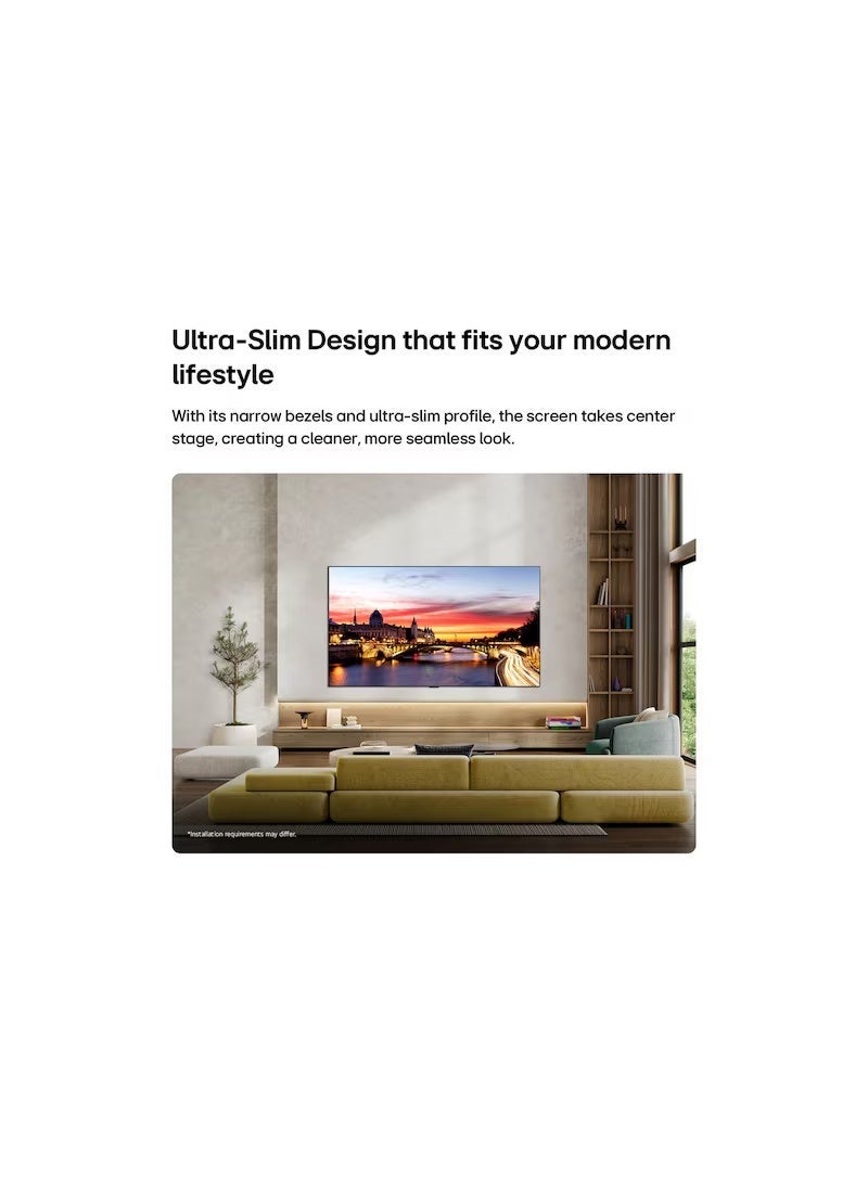 55 inch LG OLED evo AI C6 4K UHD Smart TV OLED55CS6VA black