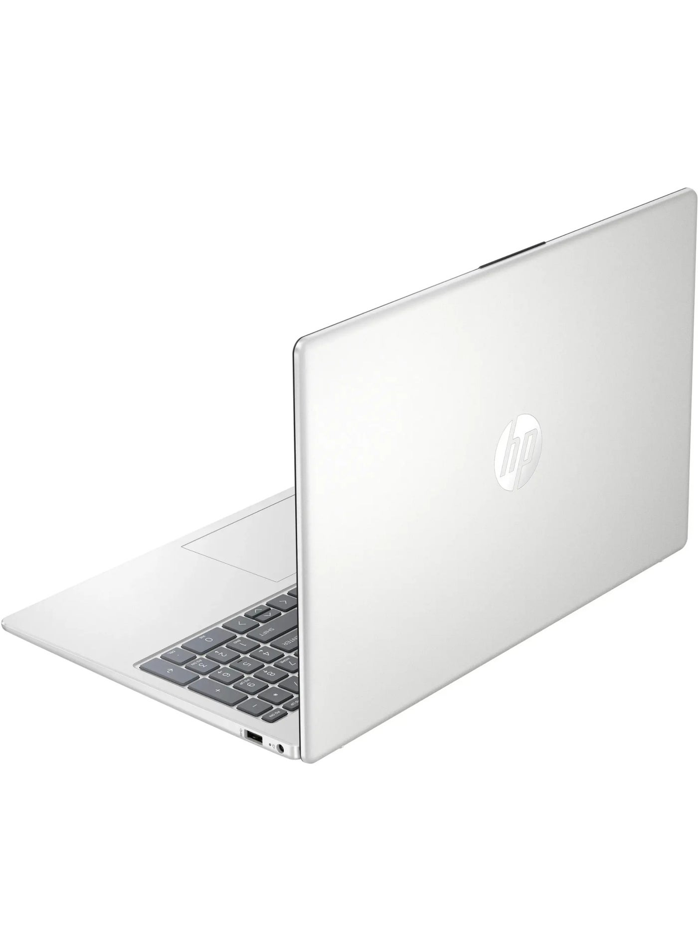 HP Laptop 15-fc0063ne, AMD Ryzen 7 7730U, 16GB RAM, 512GB SSD, Windows 11 - Silver with Bag & Mouse Natural Silver