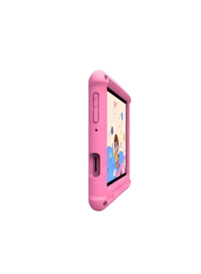 G-Tab P8 KIDS Tablet (WiFi) 5G (RAM: 4+4GB, ROM: 128GB), 8 inch IPS LCD 800x1280, 5000 mAh Battery, Android 16, Camera 2MP front + 5MP rear, 1 Year Warranty, GRAY / PINK