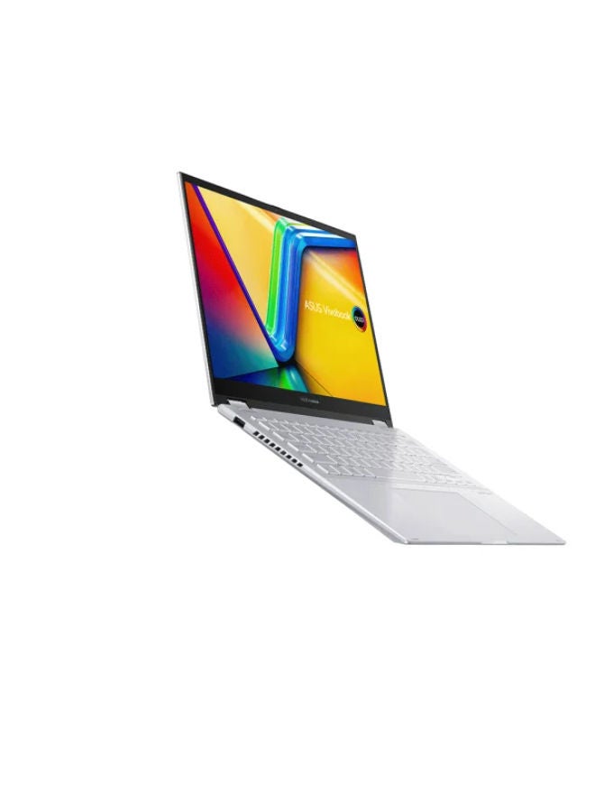 VIVOBOOK S14 Laptop with 14 Inch Full HD / Qualcomm Snapdragon X (X1-26-100) / 16 Gigabyte / 512 Gigabyte SSD / Qualcomm Adreno / with Rapoo M20 Plus Silent Wireless Optical Mouse Cool Silver