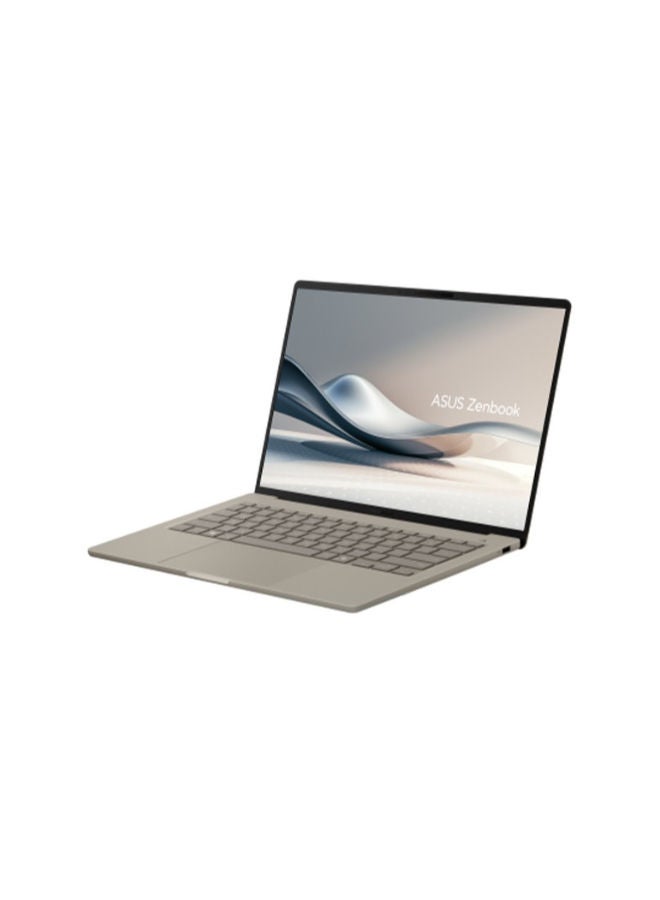 ASUS ZENBOOK A14 Laptop with 14 Inch WUXGA / AMD A4-9120 / 16 Gigabyte / 512 Gigabyte SSD / Qualcomm Adreno / with Logitech M240 Silent Bluetooth Mouse Dark Beige