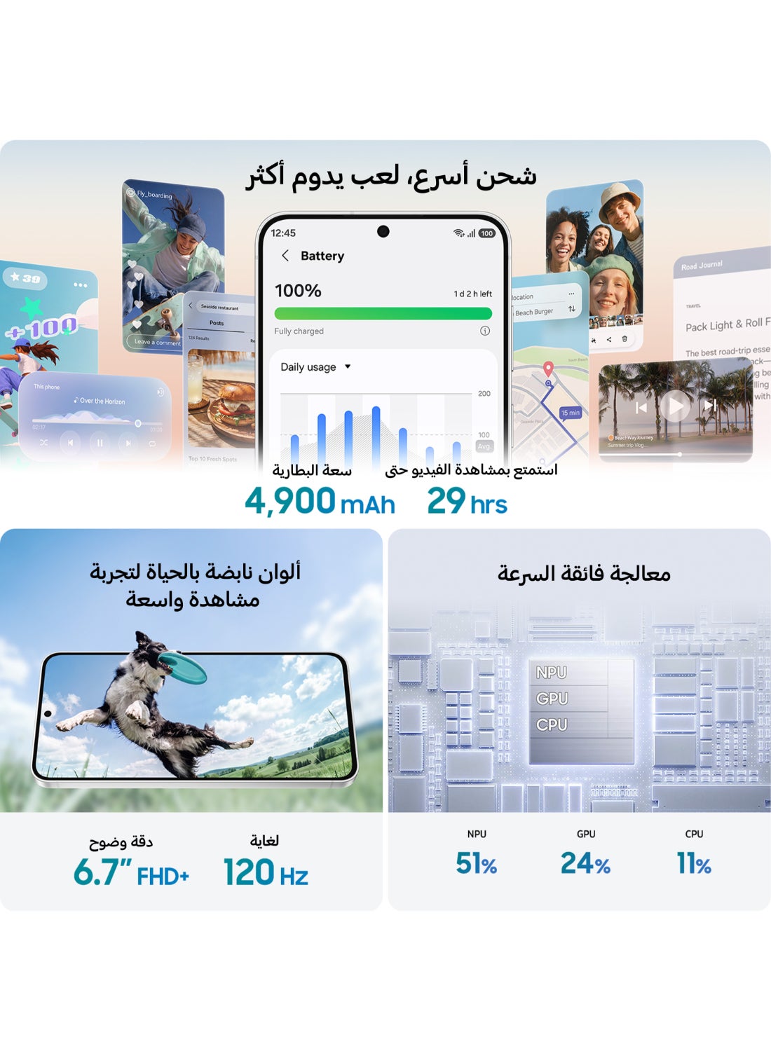 Galaxy S26 FE AI Dual SIM 5G Graphite 8GB RAM 256GB - Middle East Version