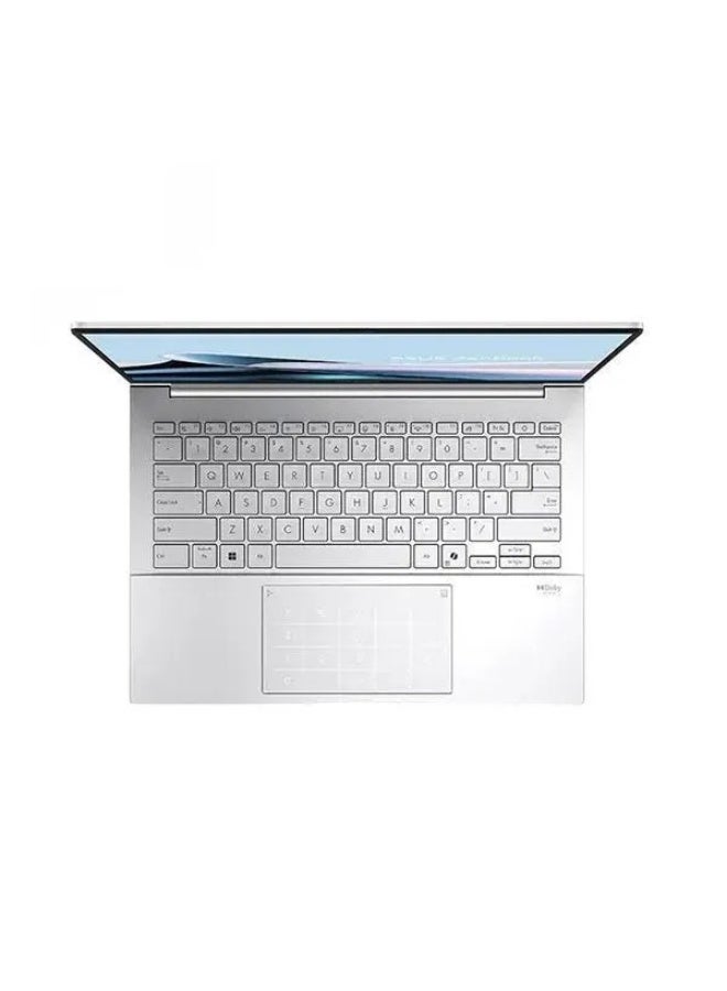 ASUS Zenbook 14 UX3405CA-SU157W Intel® Core™ Ultra 7 Processor 255H 2.0 GHz 14.0-inch 3K (2880 × 1800) OLED Touchscreen - Foggy Silver Foggy Silver