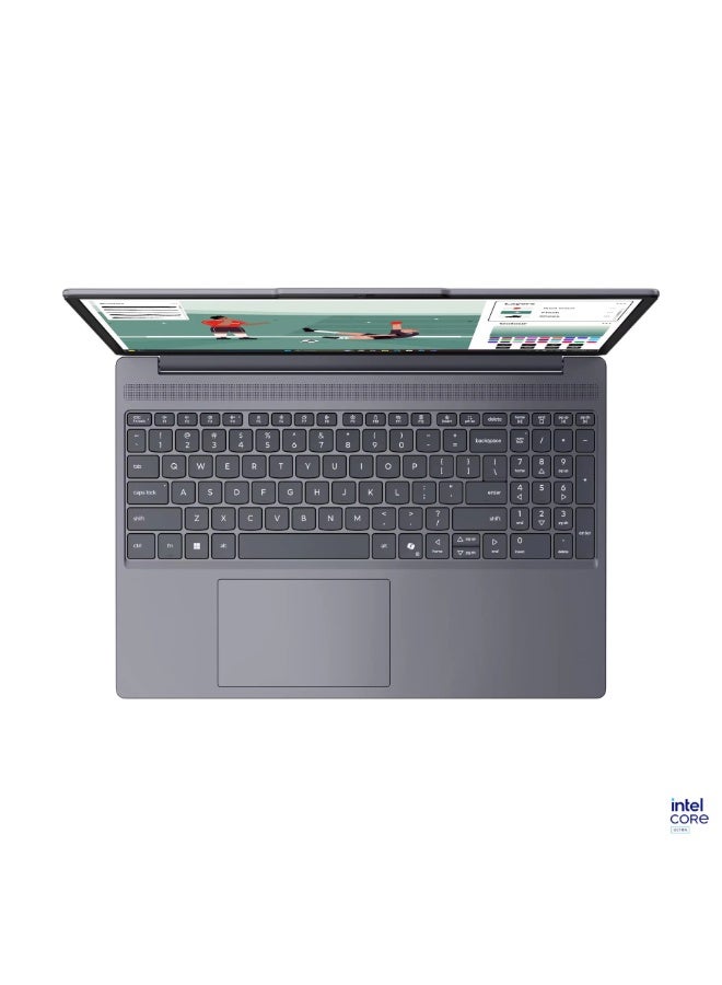 LAPTOP LENOVO IdeaPad Slim 3 15IPH11 Core Ultra 5 322 RAM 16GB DDR5-5600 HDD 512GB SSD M.2 NVMe Integrated Intel Graphics DOS  83UR00BKED Luna Grey