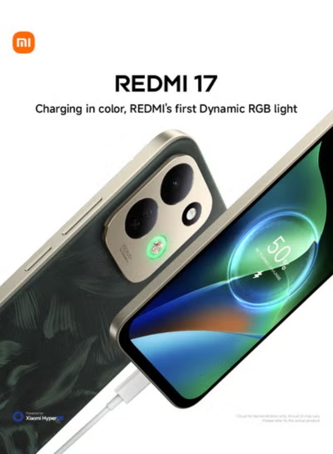 Redmi 17 Dual SIM Oak Green 6GB RAM 256GB 4G - Middle East Version