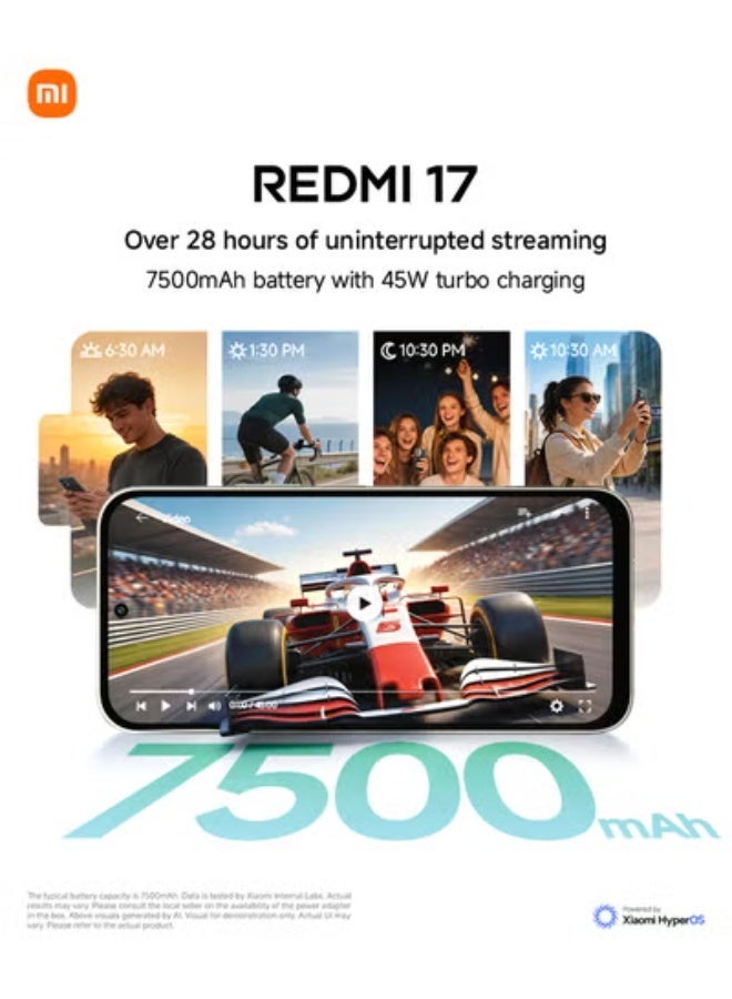 Redmi 17 Dual SIM Lotus Purple 6GB RAM 256GB 4G - Middle East Version