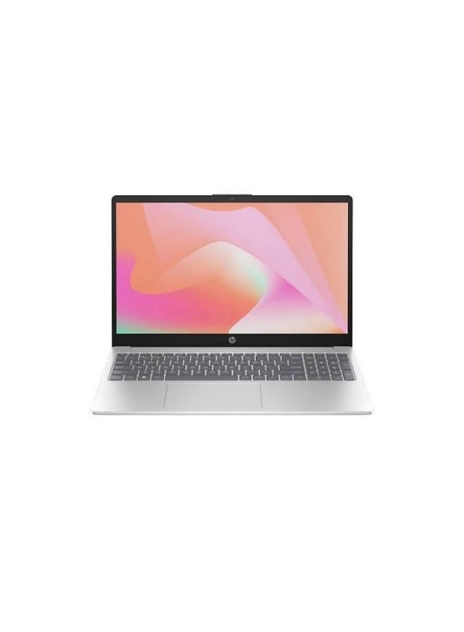 HP 15 FD1063ne Laptop, Intel Core Ultra 5 125H, 8GB RAM, 512GB SSD, with Bag and Mouse English silver