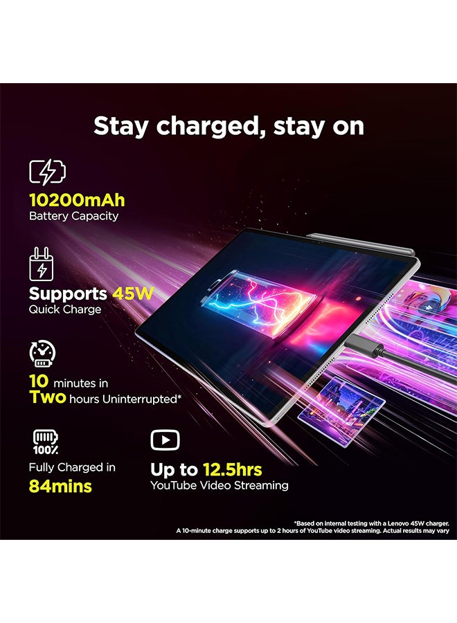 Renewed - Idea Tab Pro Gen 2 with Pen Plus {Smartchoice} 13" Display, 3.5K Resolution, 144Hz Refresh | 8GB, 256GB | Snapdragon 8s Gen 4 | 10200mAh, 4 JBL Speakers, USB 3.0 with DP-Out, Wi-Fi 7, Luna Grey