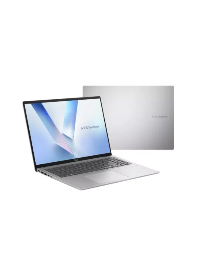 Asus Vivobook 16 M1607KA-MB155W Laptop, AMD Ryzen AI 5 330, 16GB DDR5 RAM, 512GB NVMe SSD, 16-inch 1920 x 1200 60Hz WUXGA Display , Windows 11 Home, Cool Silver Cool Silver