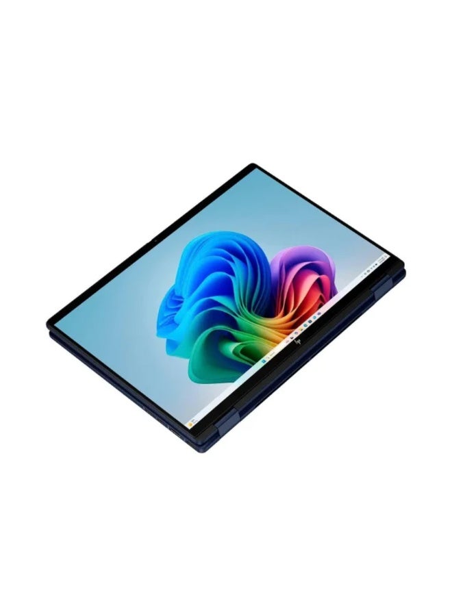 HP OmniBook X Flip FM0013DX  2-in-1 Laptop, 14" 2K IPS Touchscreen, Intel Core Ultra 5 226V, 16GB LPDDR5x RAM, 512GB SSD, Intel Arc 130V GPU, Thunderbolt 4, Windows 11 Home  Blue blue
