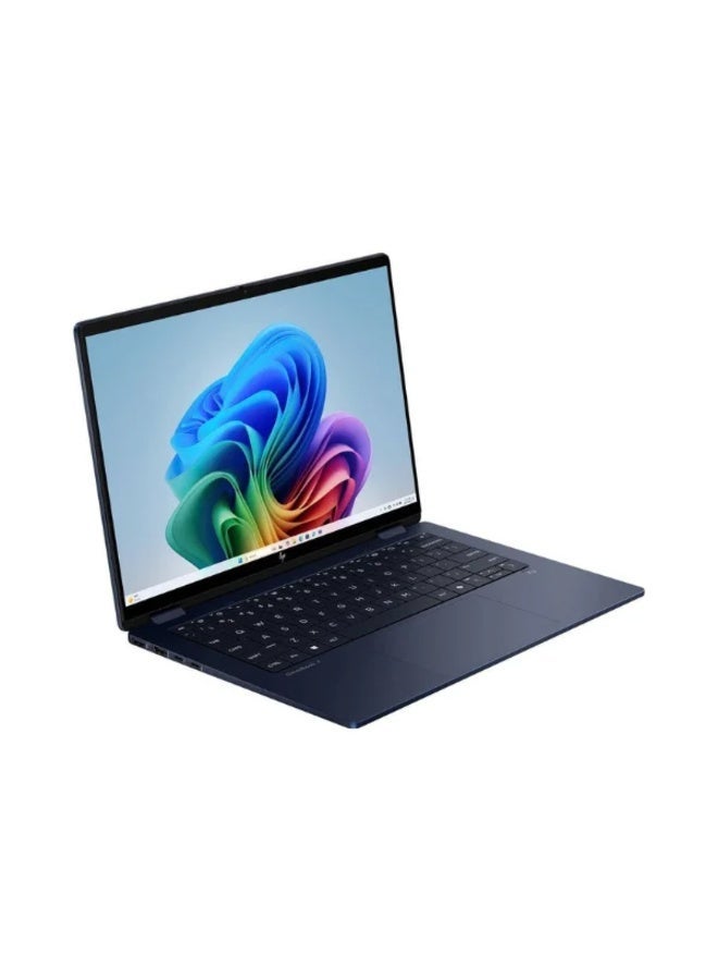 HP OmniBook X Flip FM0013DX  2-in-1 Laptop, 14" 2K IPS Touchscreen, Intel Core Ultra 5 226V, 16GB LPDDR5x RAM, 512GB SSD, Intel Arc 130V GPU, Thunderbolt 4, Windows 11 Home  Blue blue